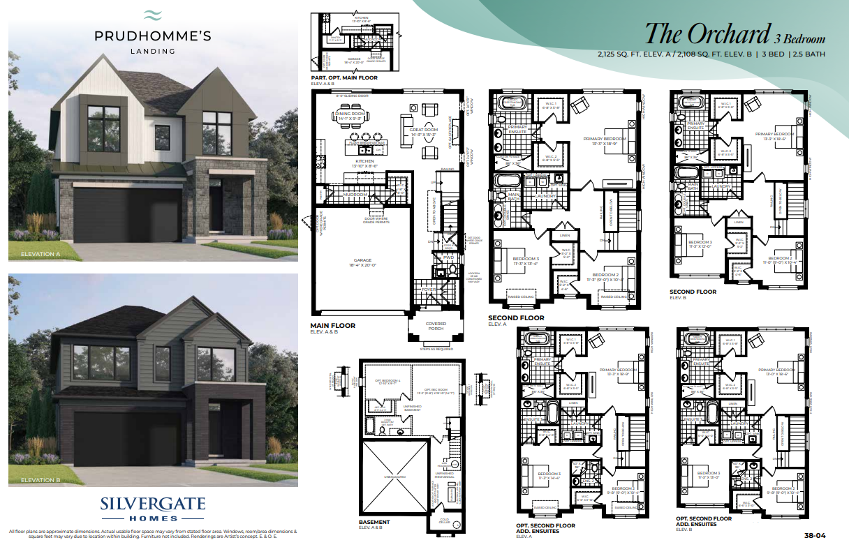 The Orchard 3 Bedroom A floor plan