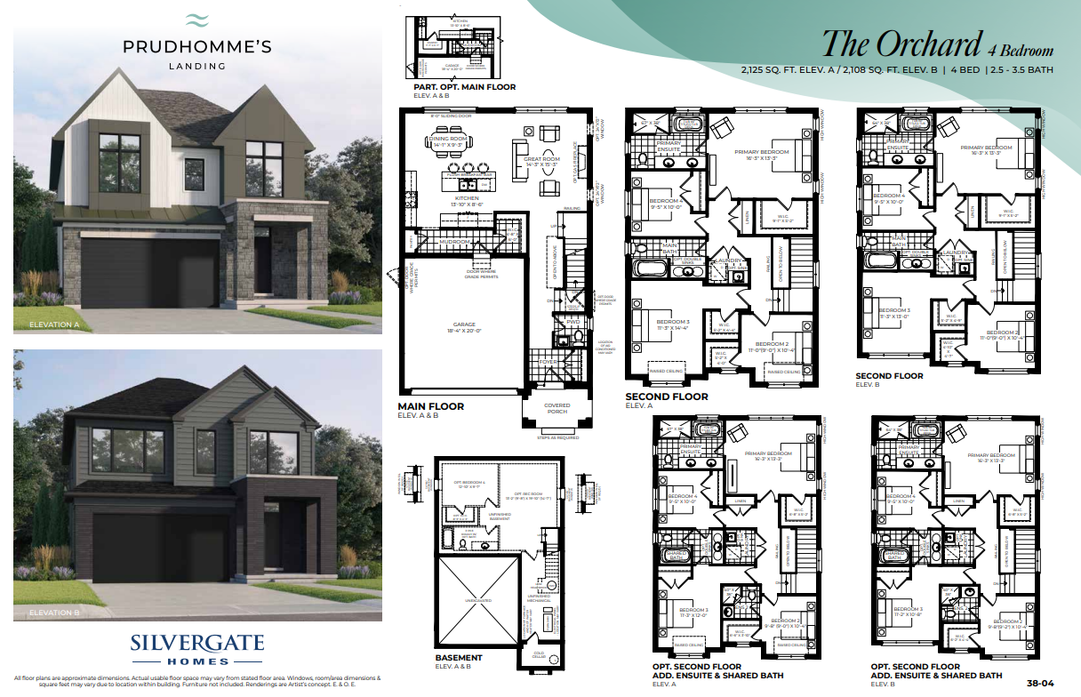 The Orchard 4 Bedroom A floor plan