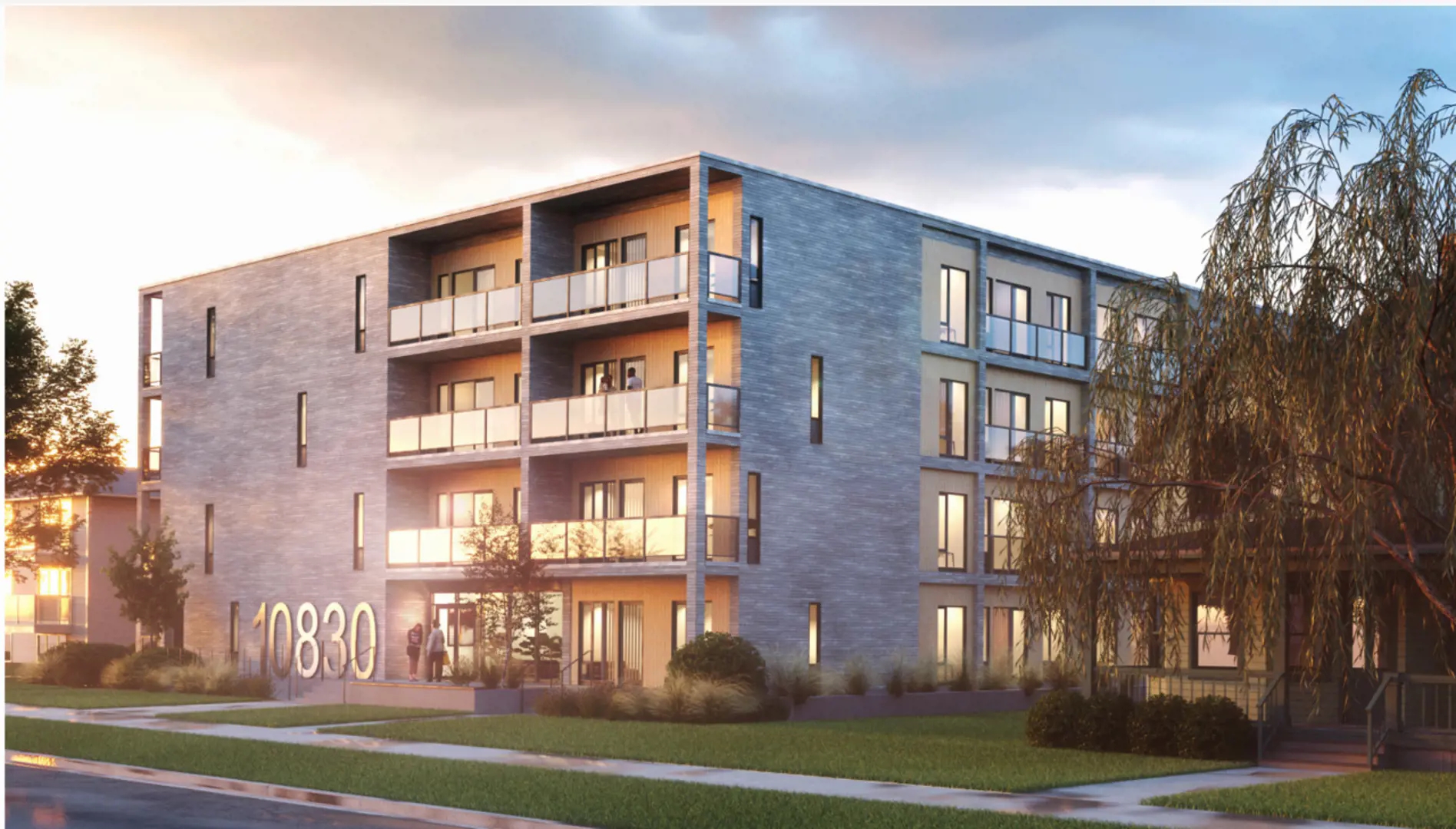 Queen Mary Apartments, Edmonton. Artist’s rendering.