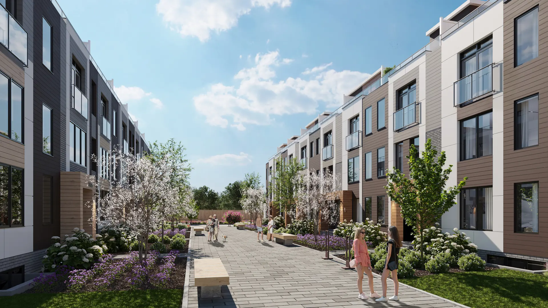 Qui Modern Towns, Markham. Artist’s rendering.