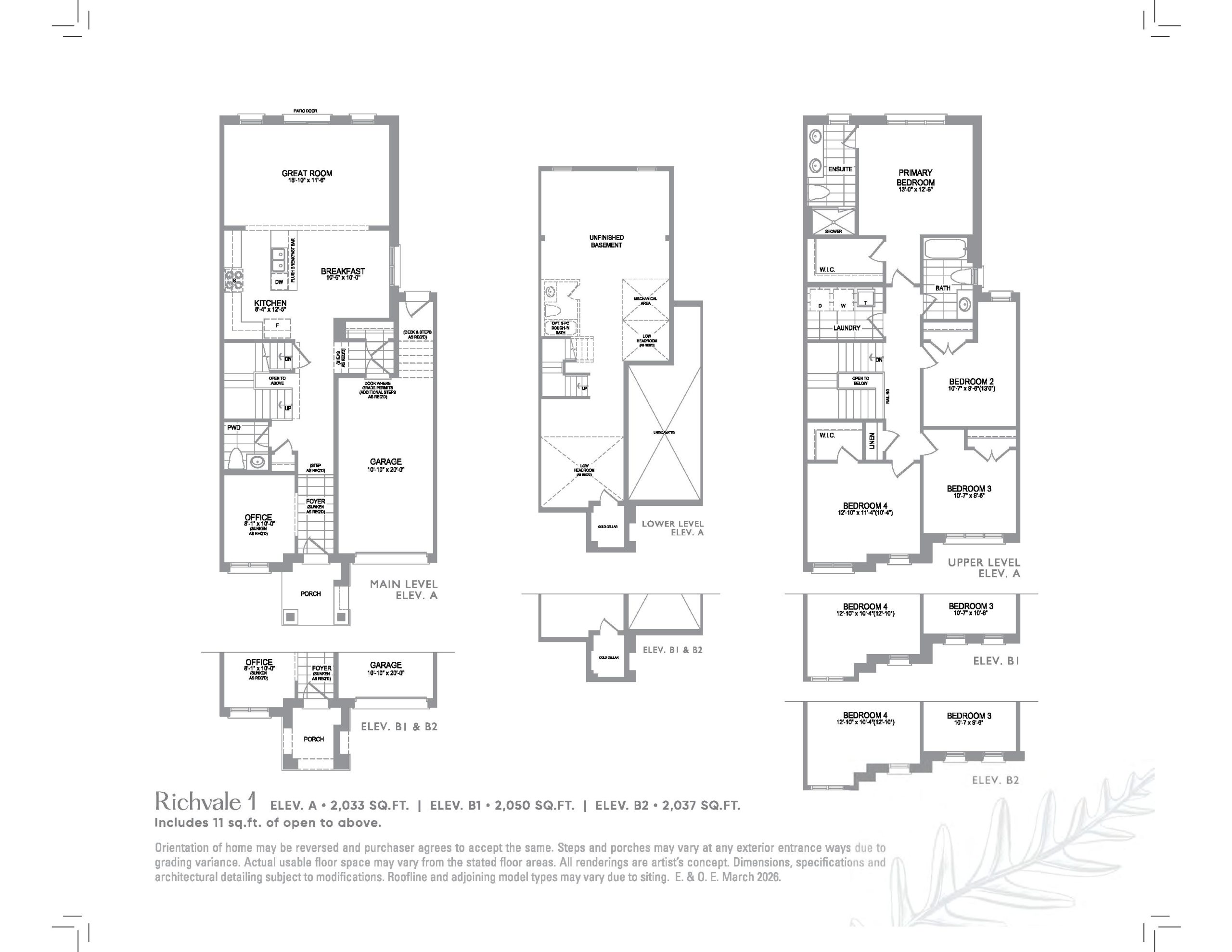 Richvale 1 plan preview