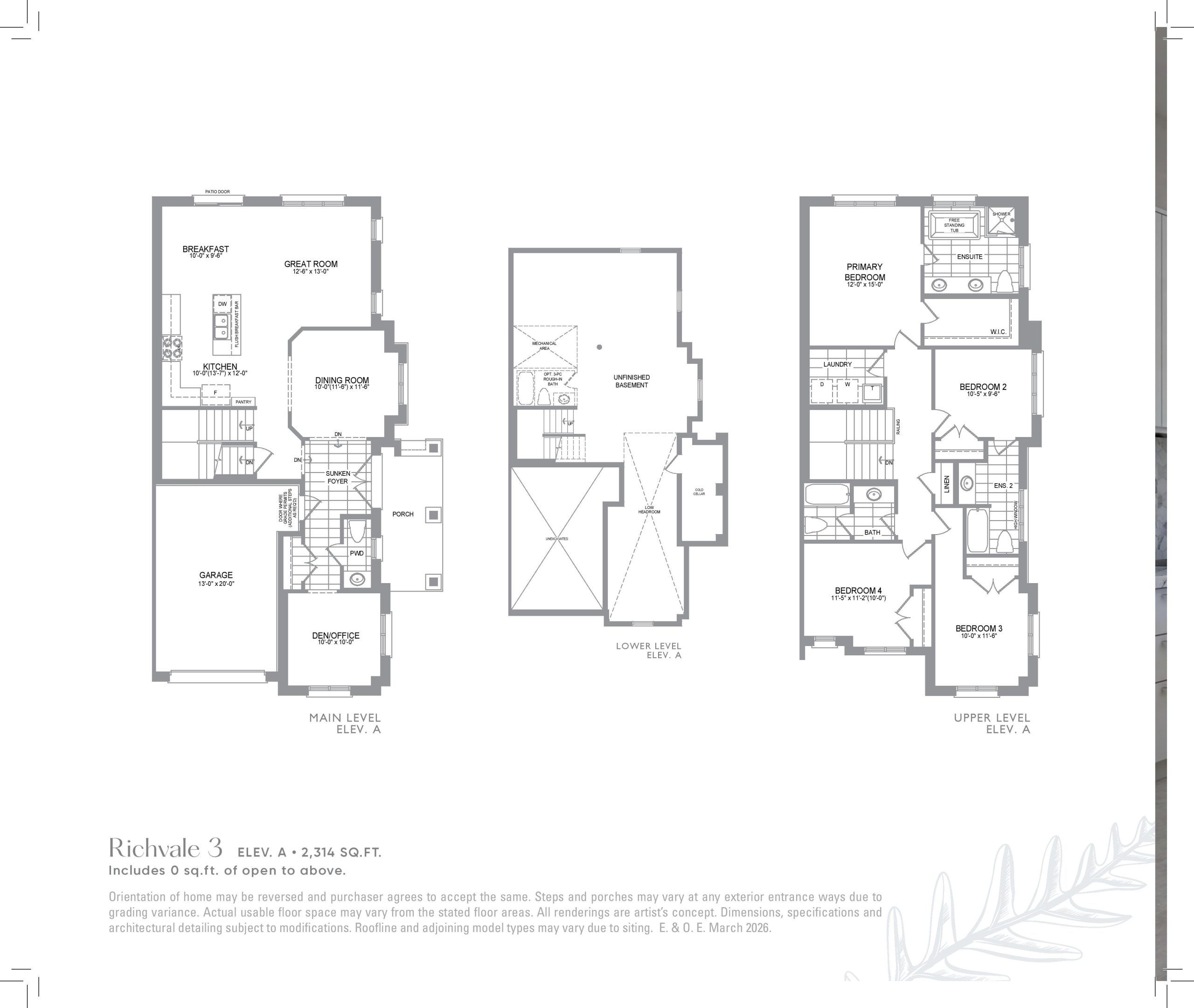 Richvale 3 plan preview