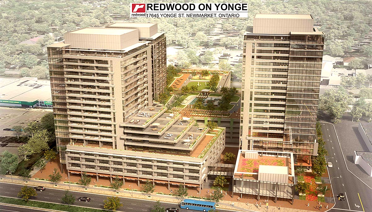 Redwood On Yonge Condos, Newmarket. Artist’s rendering.