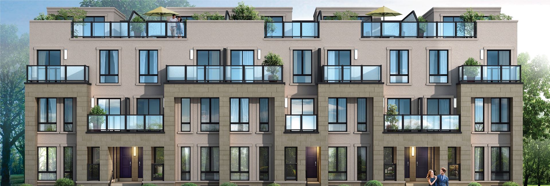Richmond Hill Grace Towns, Richmond Hill. Artist’s rendering.