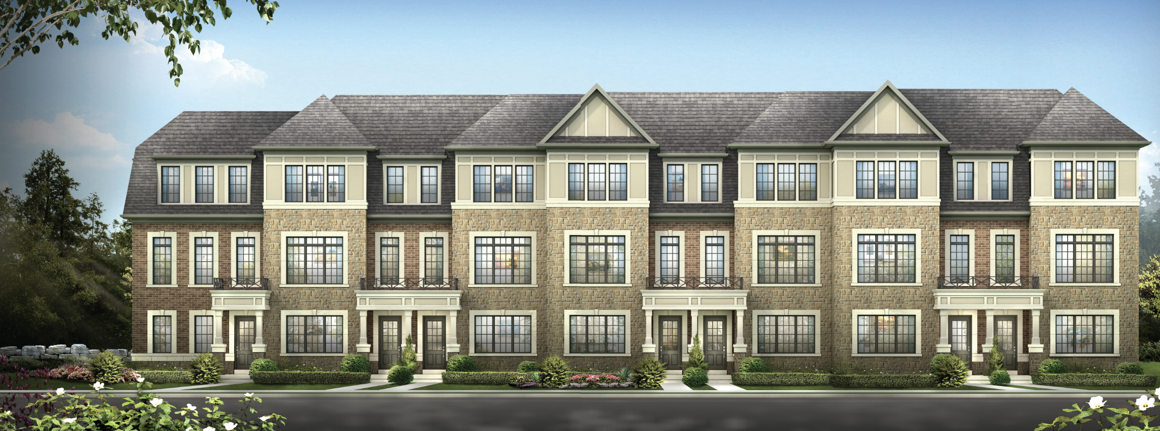 Ridgehill Towns, Brampton. Artist’s rendering.
