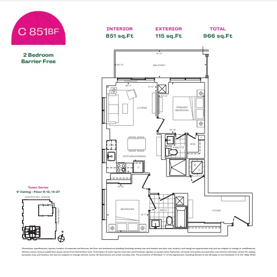C851 BF floor plan