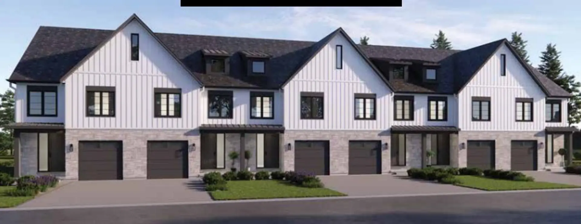 Riverbend Towns, London. Artist’s rendering.
