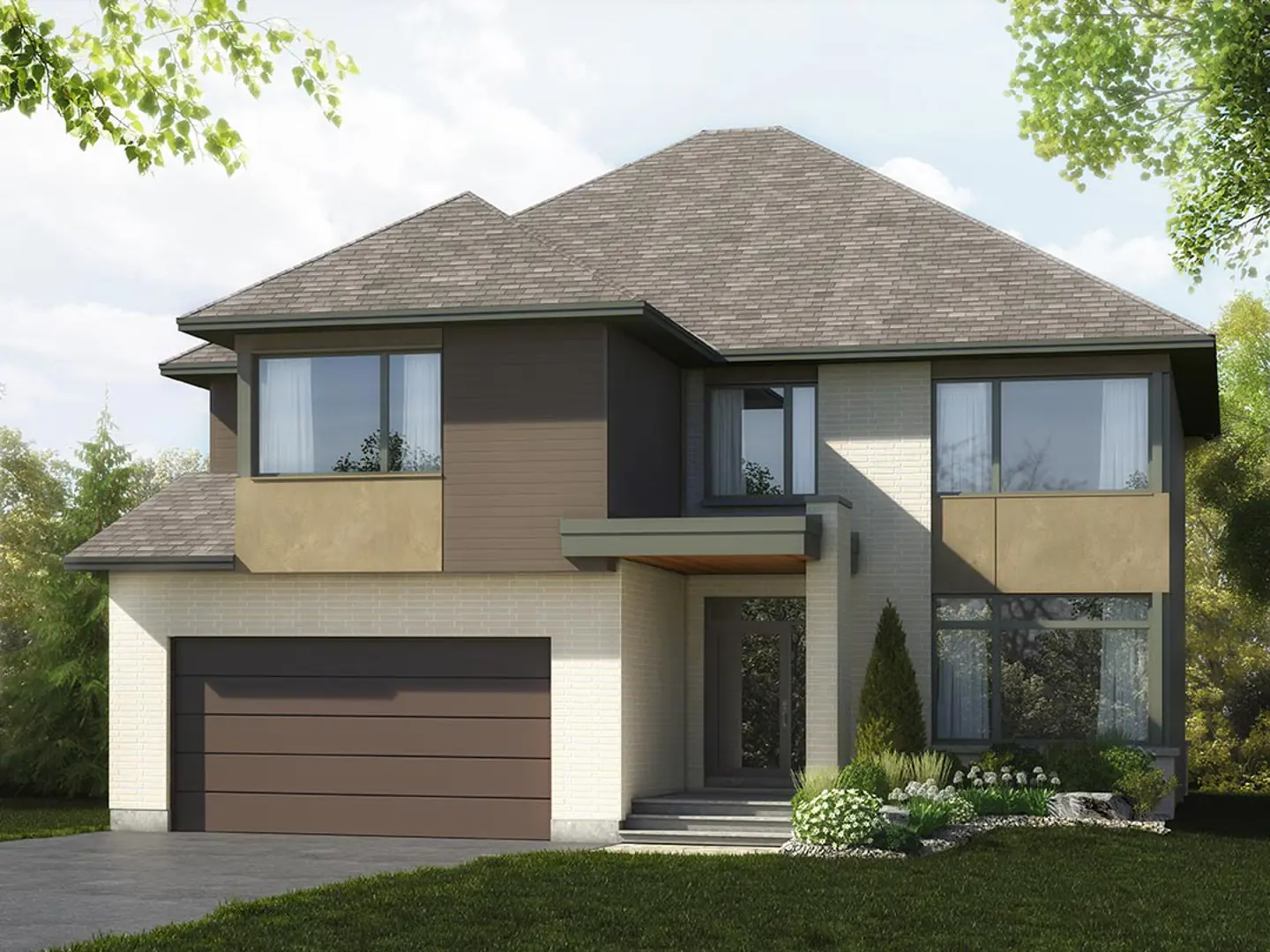 Riverside South - Single-Family Homes, Ottawa. Artist’s rendering.