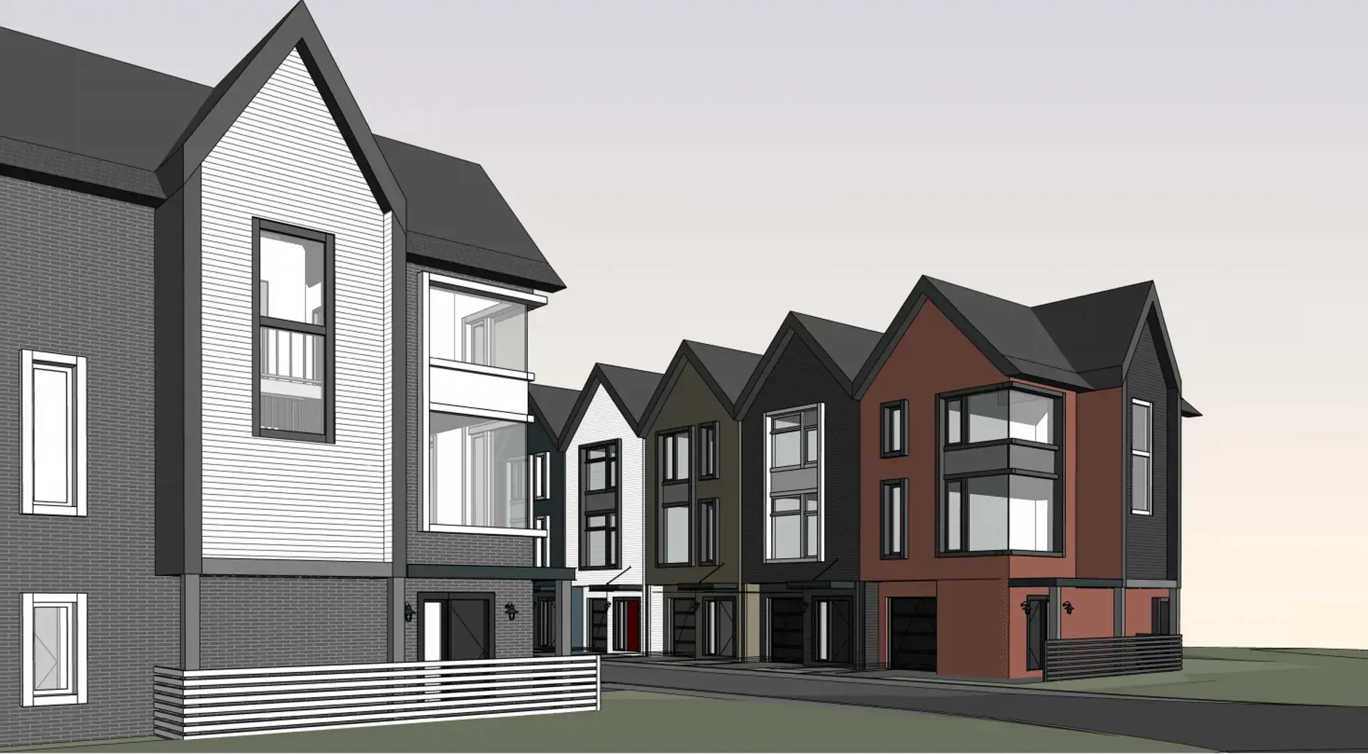 Riverside Towns, Pickering. Artist’s rendering.
