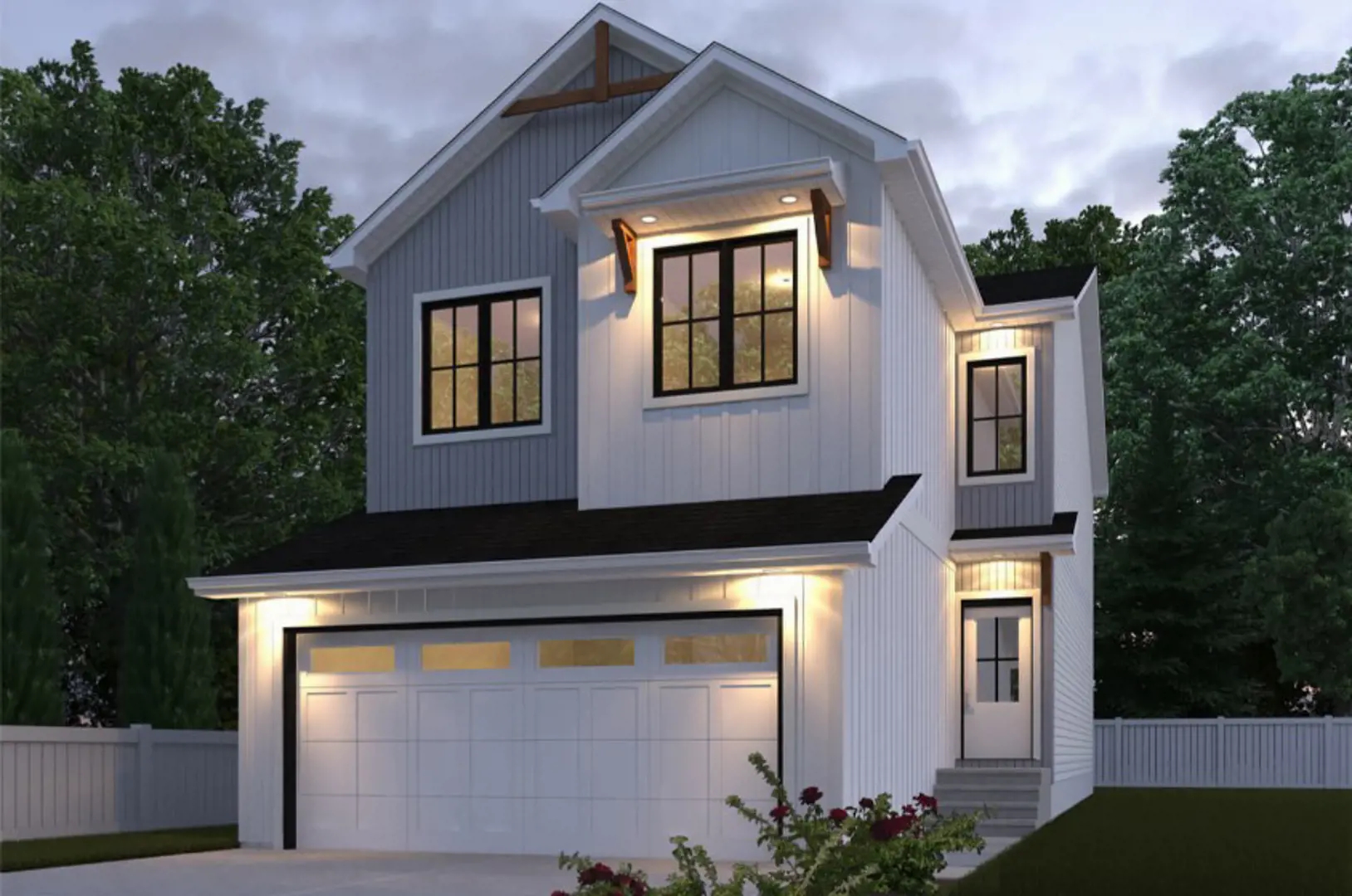 Rosewood at Secord by Western Living Homes, Edmonton. Artist’s rendering.