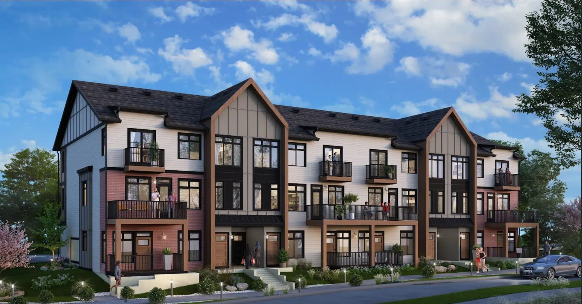 Sage Hill West Towns, Calgary. Artist’s rendering.