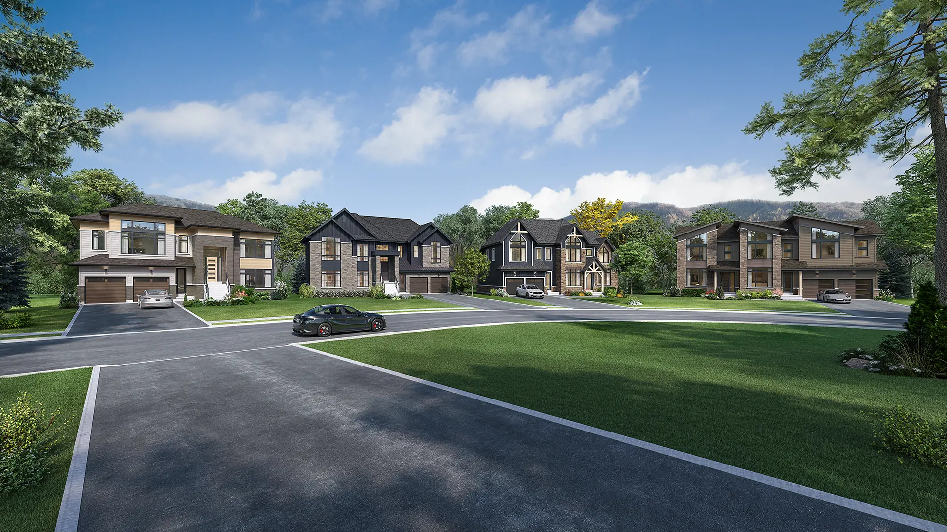 Sapphire Ridge, The Blue Mountains. Artist’s rendering.