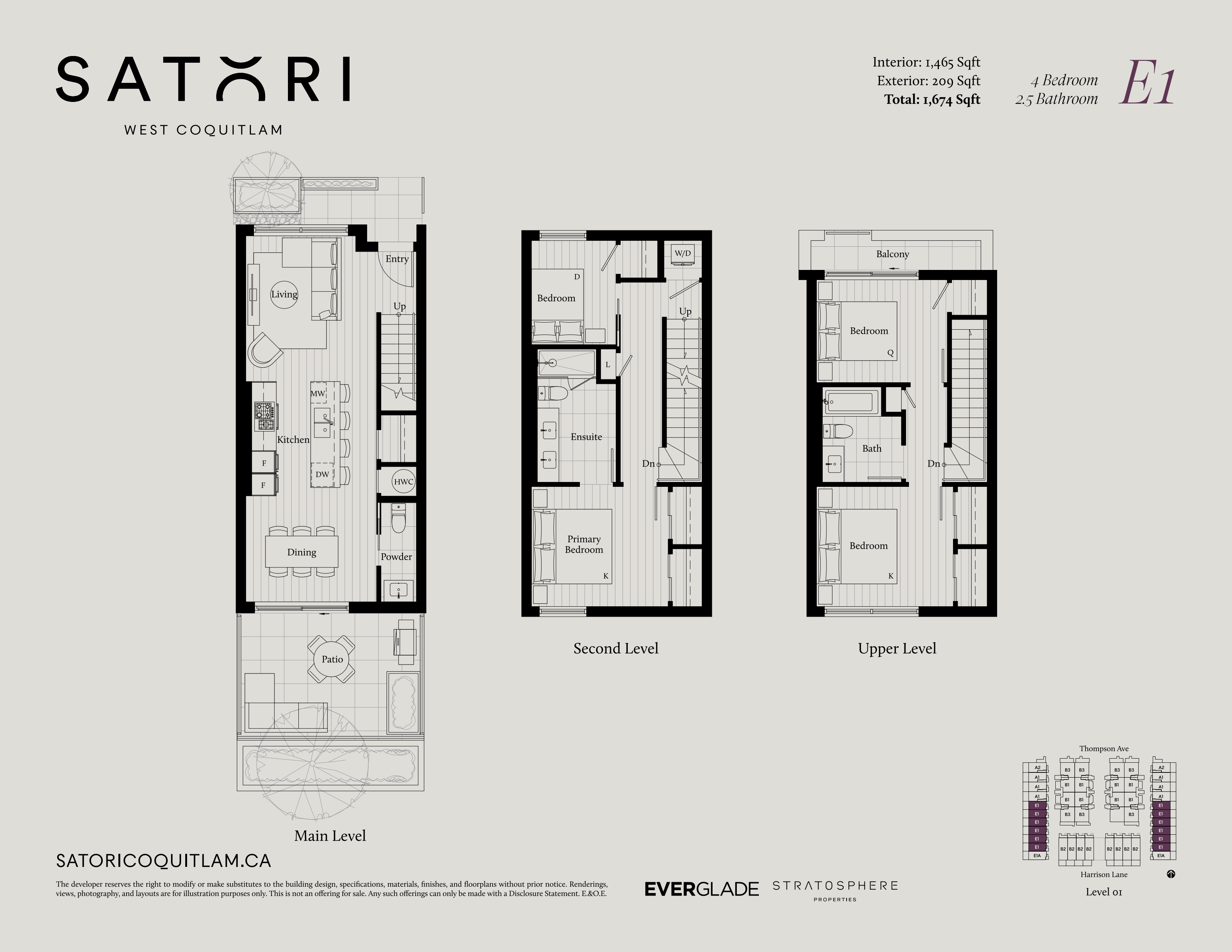 E1 floor plan