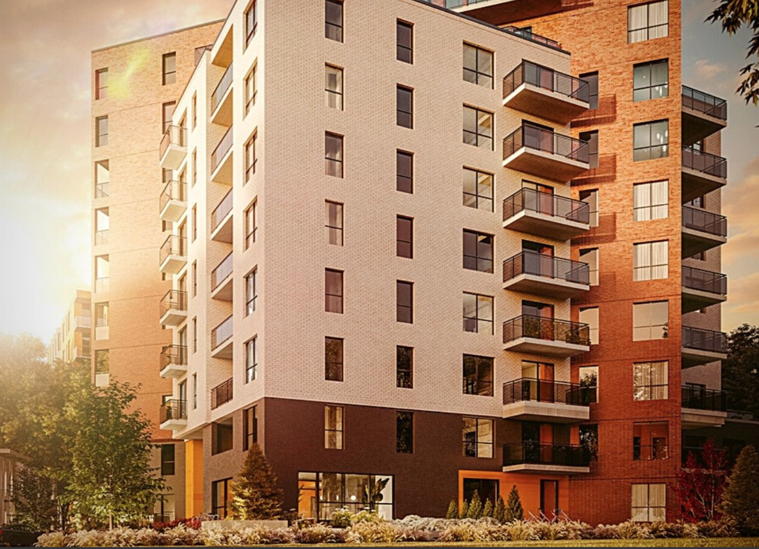 Savana Sur Le Parc Condos, Montréal. Artist’s rendering.