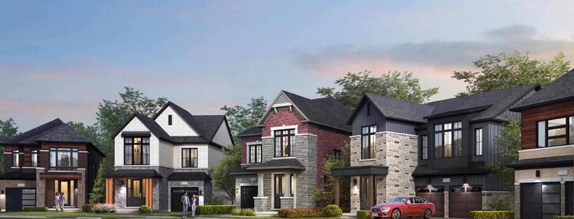 Seaton South - Single Family Homes, Pickering. Artist’s rendering.