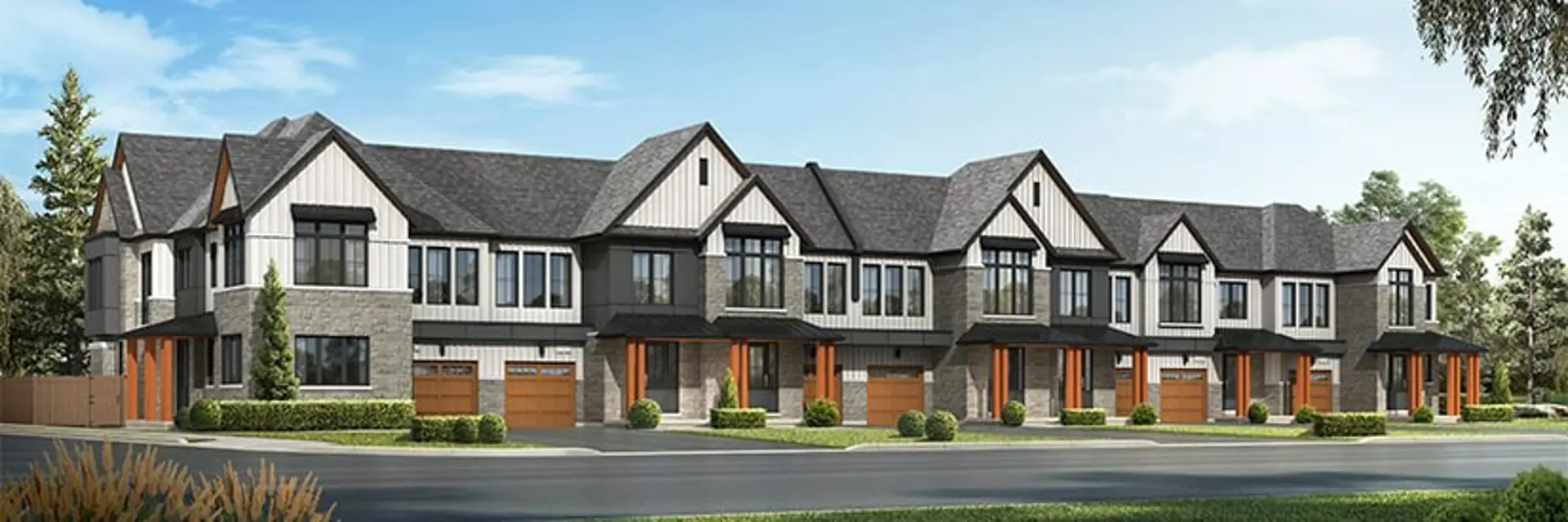 Seaton South - Townhomes, Pickering. Artist’s rendering.