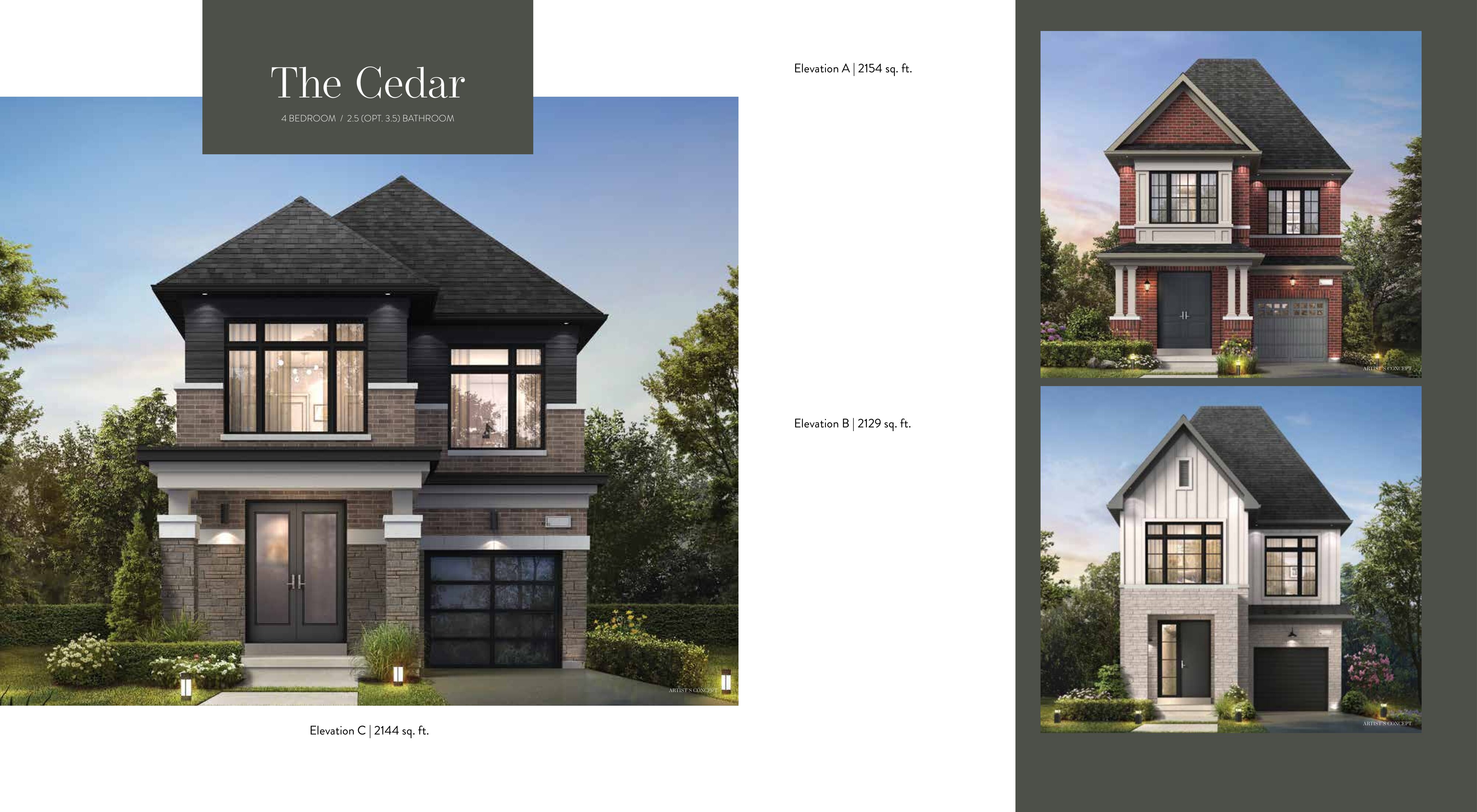 The Cedar - Elev. B plan preview