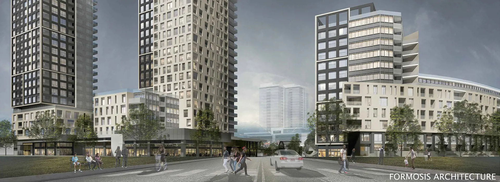 Semiahmoo Town Centre, Surrey. Artist’s rendering.