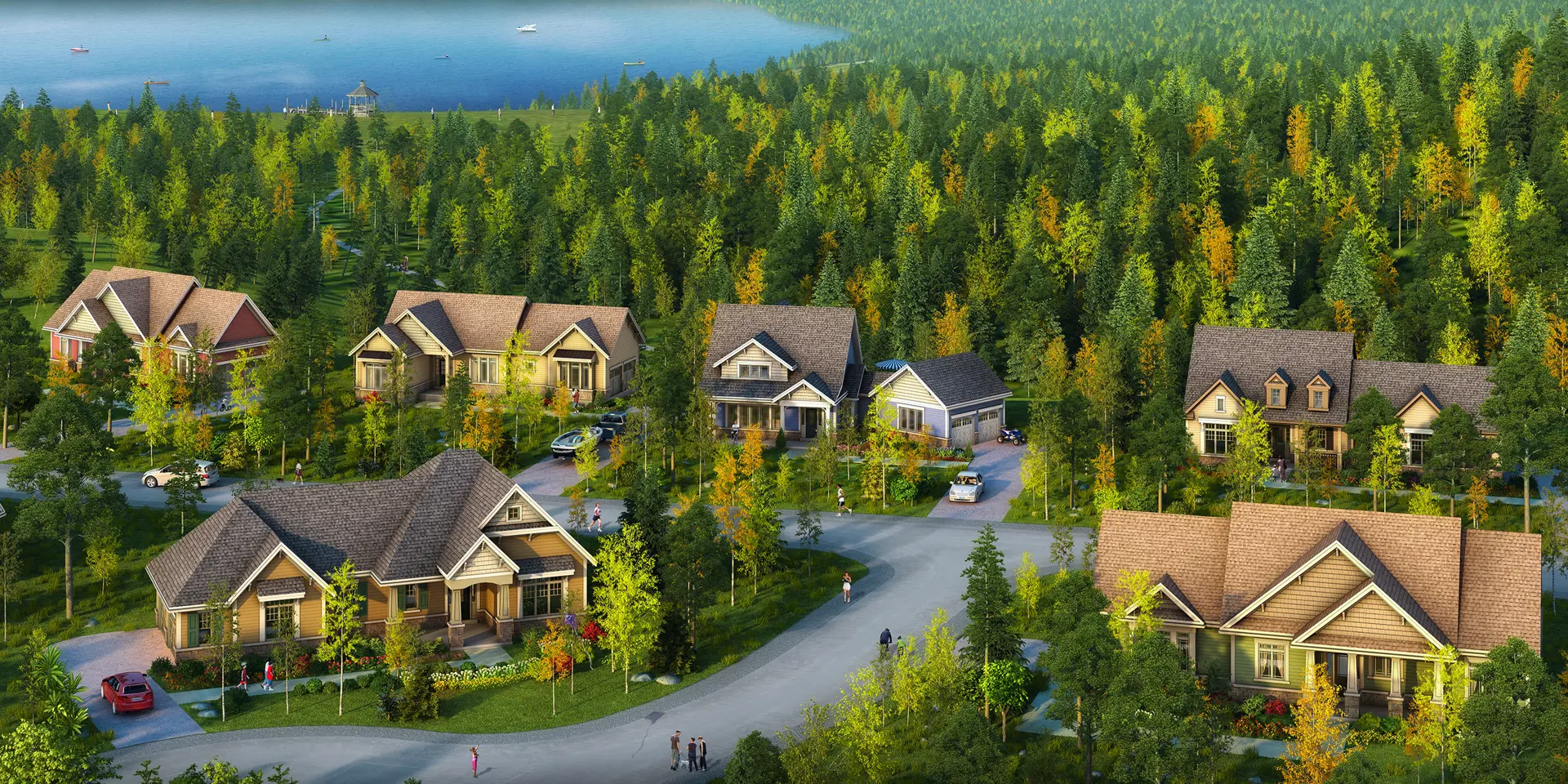 Seven Lakes Community, Porters Lake. Artist’s rendering.