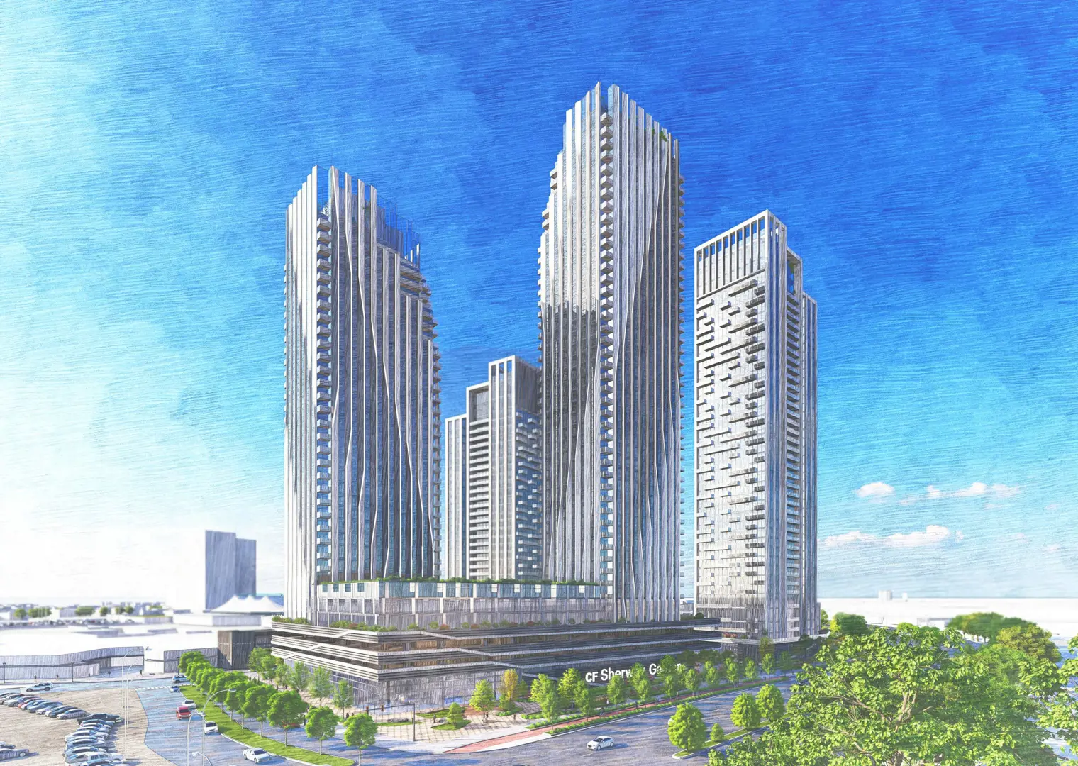 Sherway Gardens - Phase 1, Toronto. Artist’s rendering.
