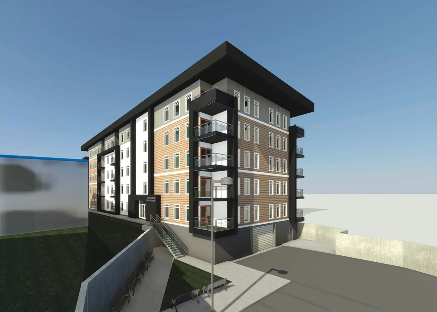 Sherwood Apartments, Calgary. Artist’s rendering.