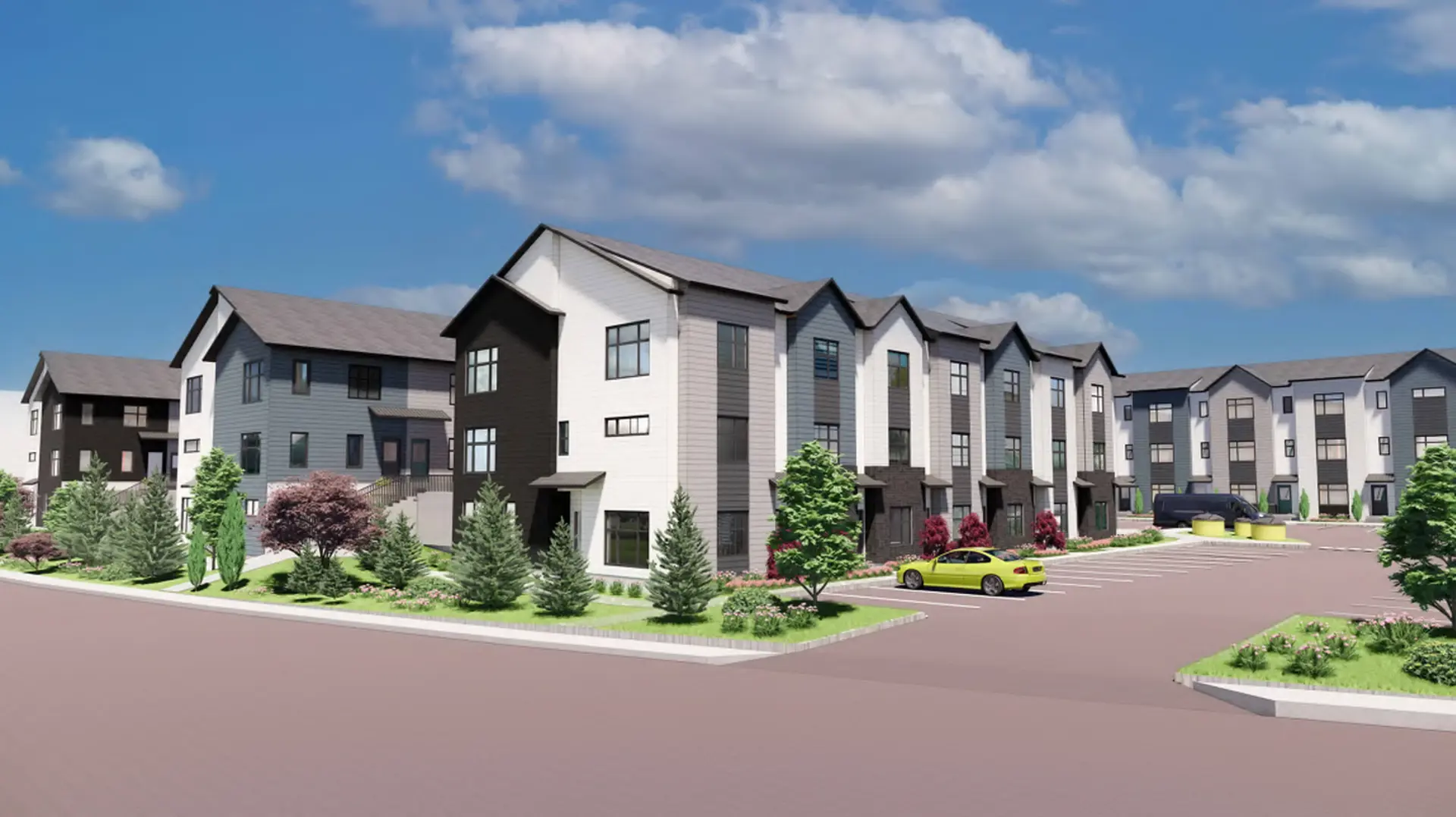Silverton Townhomes, Calgary. Artist’s rendering.