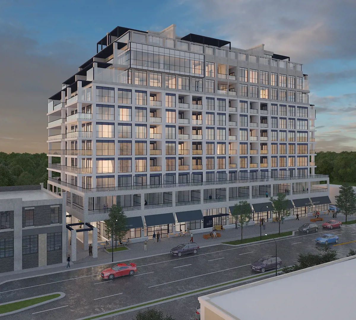 Six Sixty Belmont Rendering
