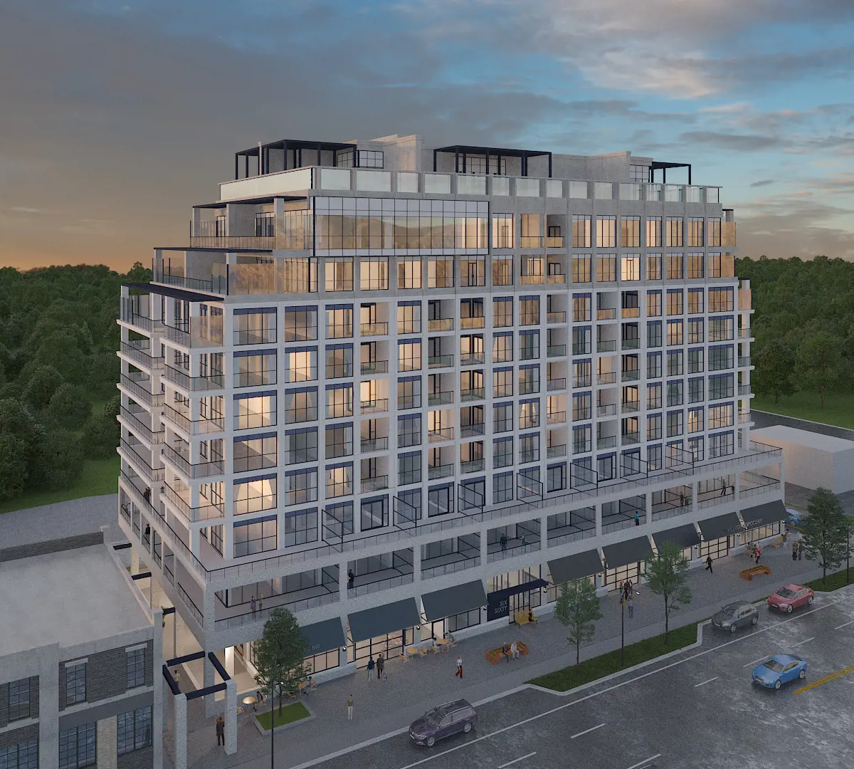 Six Sixty Belmont Rendering