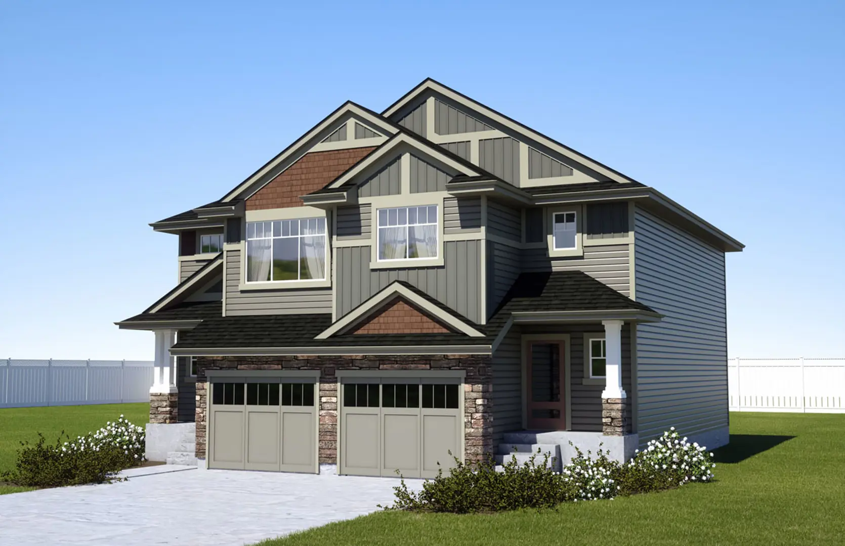 Skylark 87 - Single-Family Homes, Edmonton. Artist’s rendering.