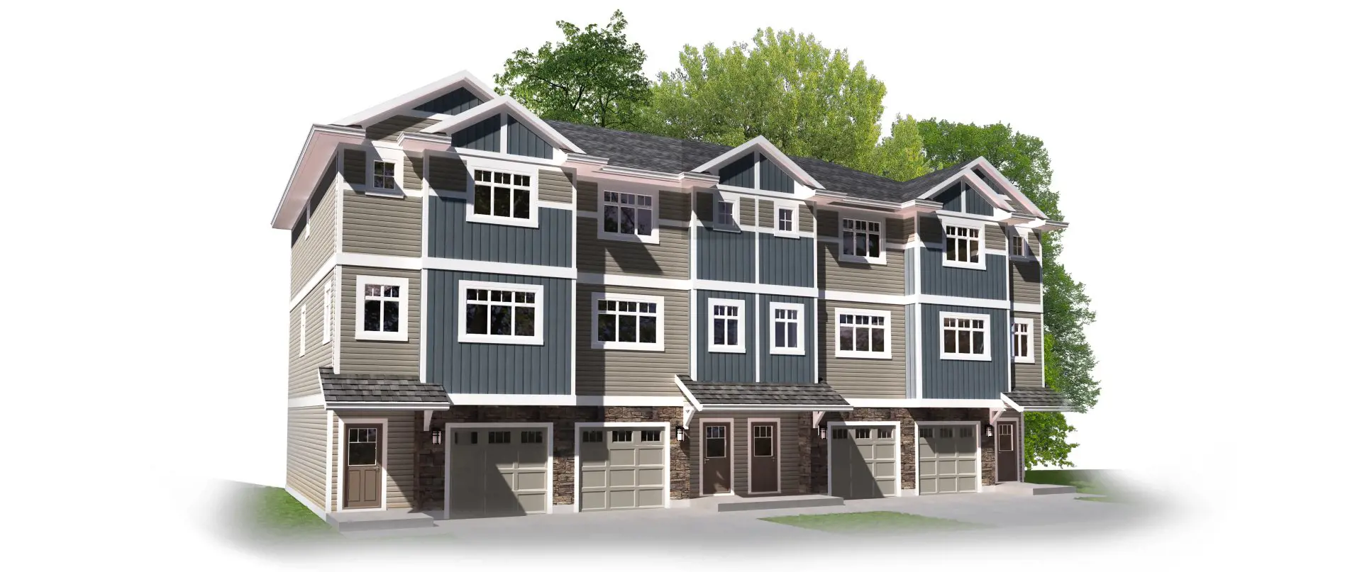 Skylark 87 - Townhomes, Edmonton. Artist’s rendering.