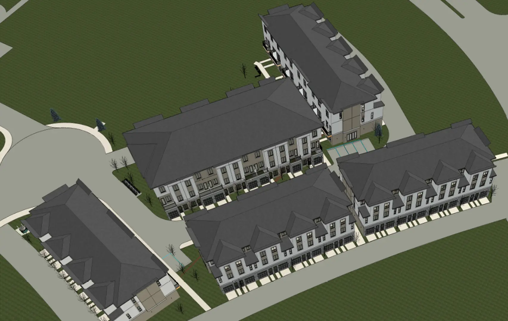 Skyview Townhouses, Calgary. Artist’s rendering.