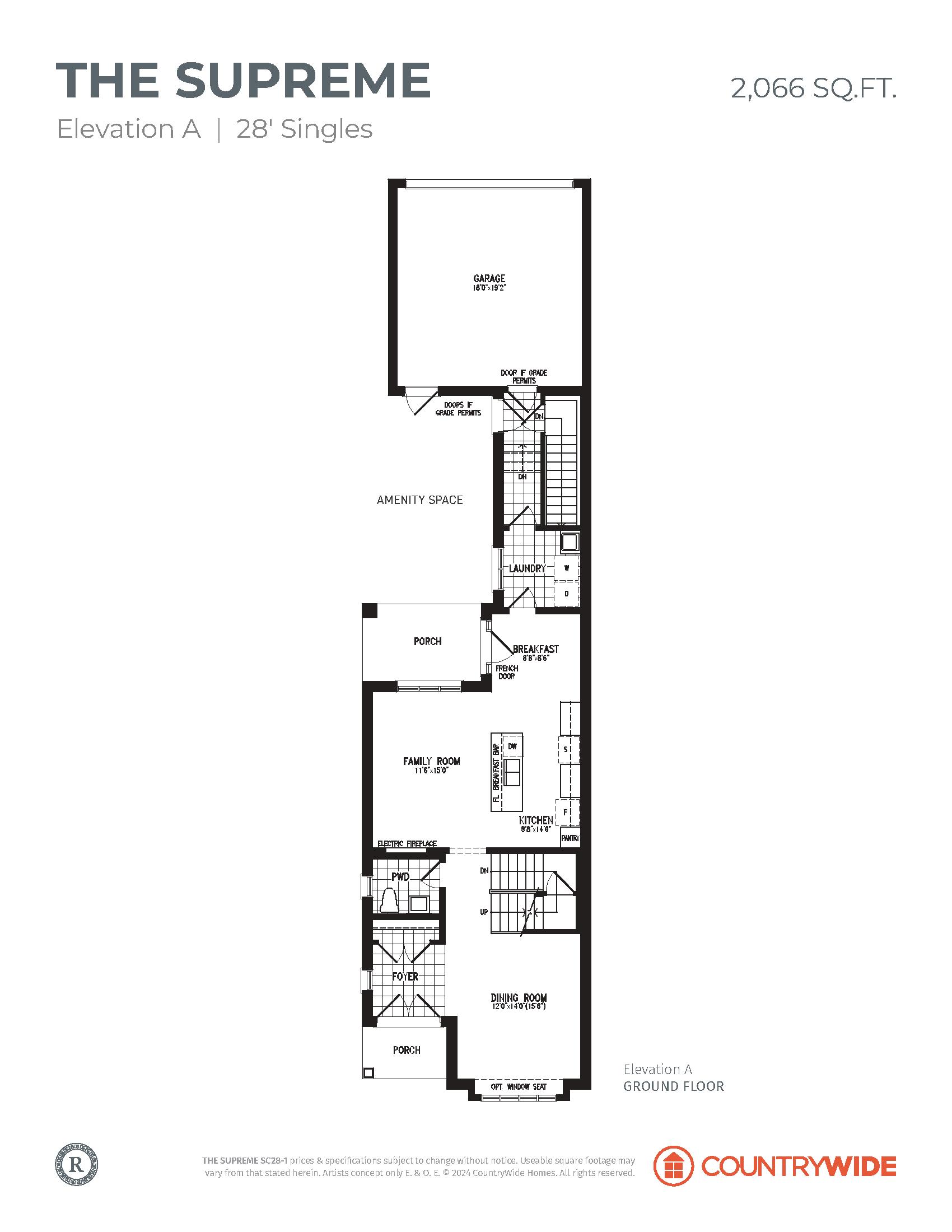 The Supreme (Elevation A) plan preview