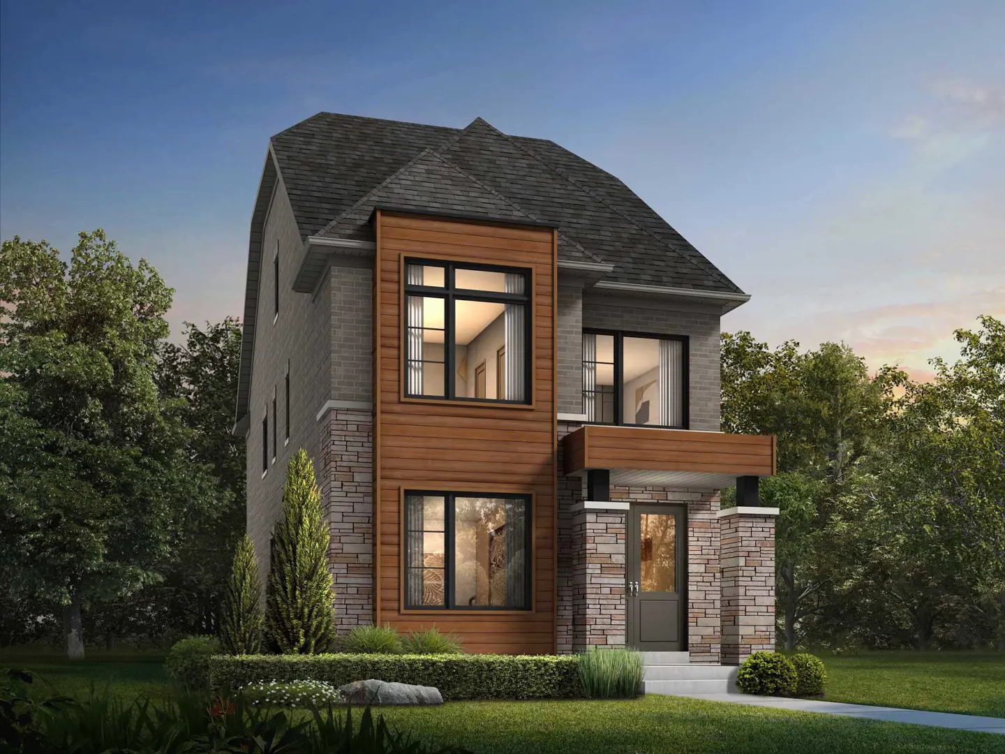 South Cornell by CountryWide Homes rendering 2