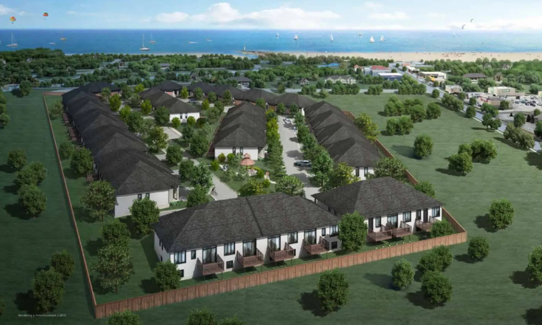 South of Main, Grand Bend. Artist’s rendering.