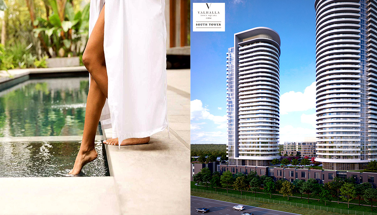 South Tower At Valhalla Town Square, Toronto. Artist’s rendering.