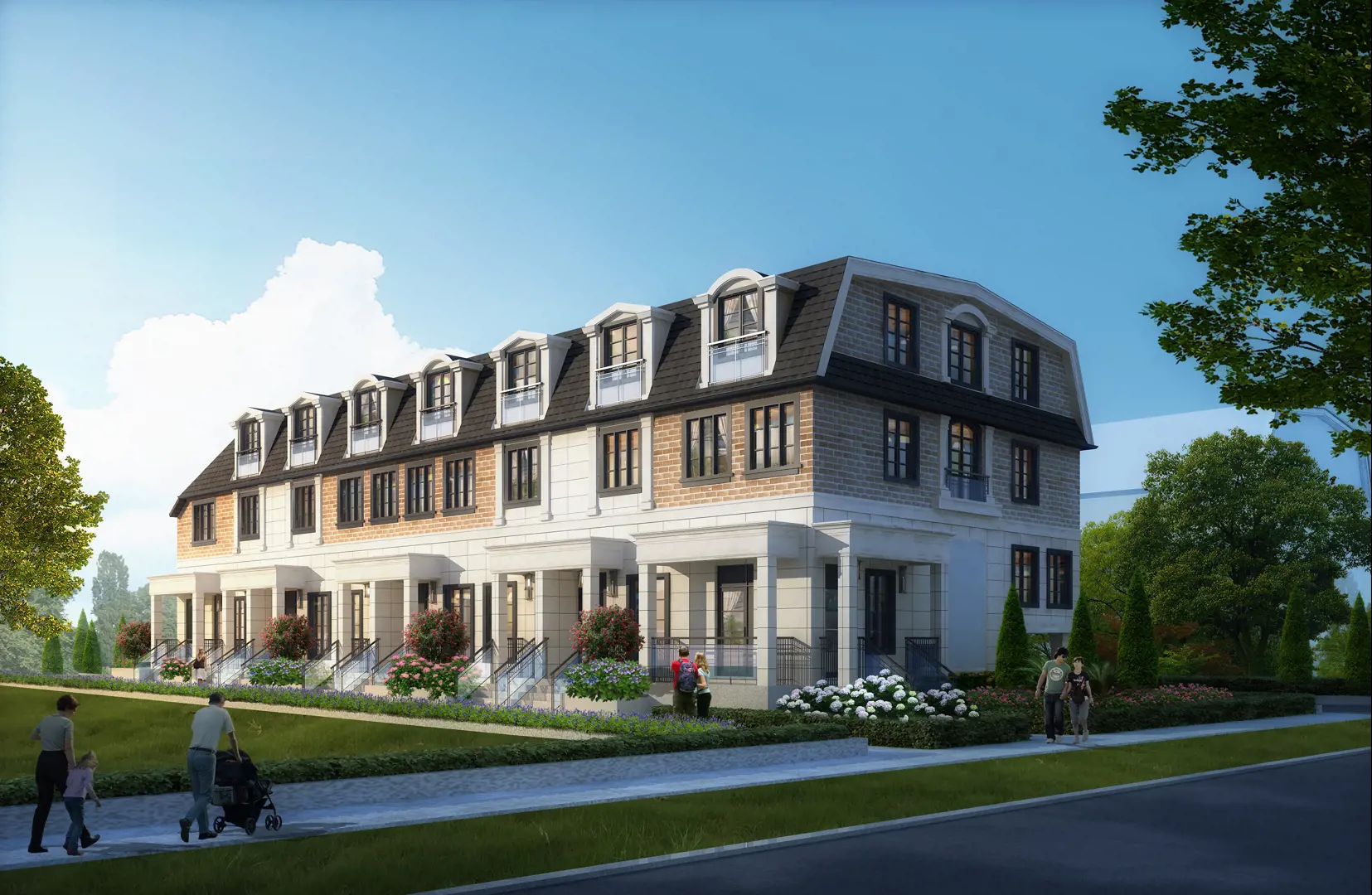 Springale Manors, Toronto. Artist’s rendering.