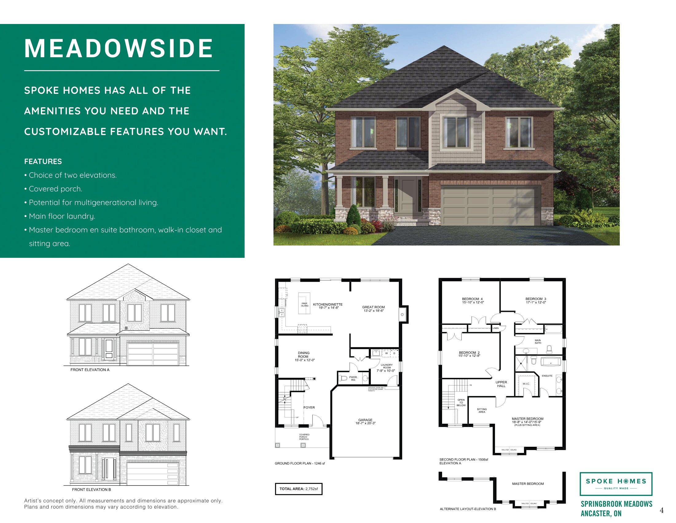 Meadowside floor plan