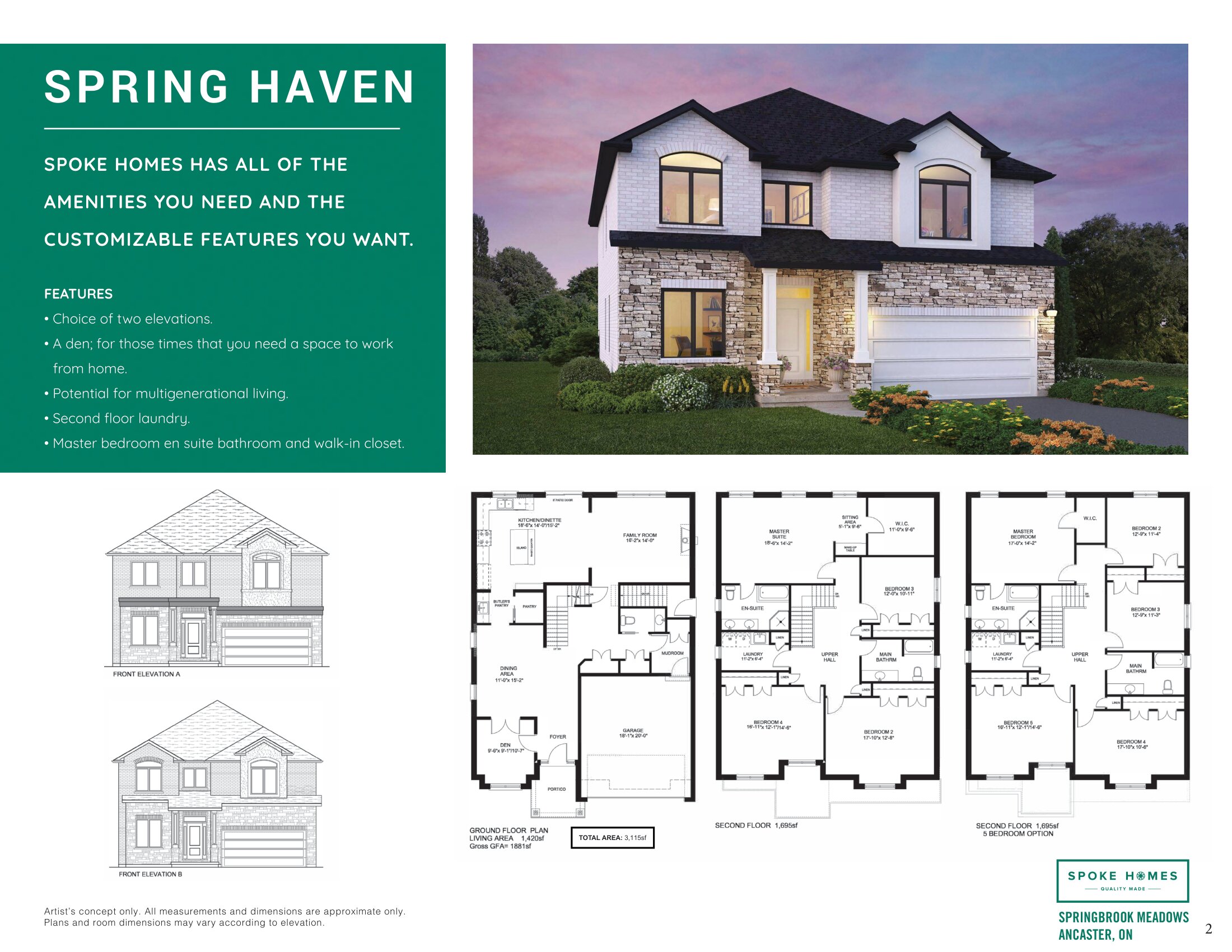 Spring Haven plan preview