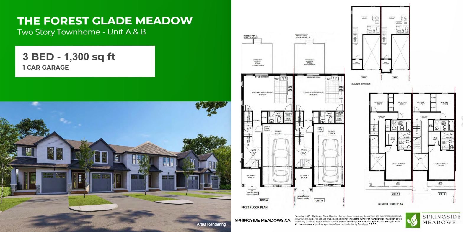 The Forest Glade Meadow - Unit A & B plan preview