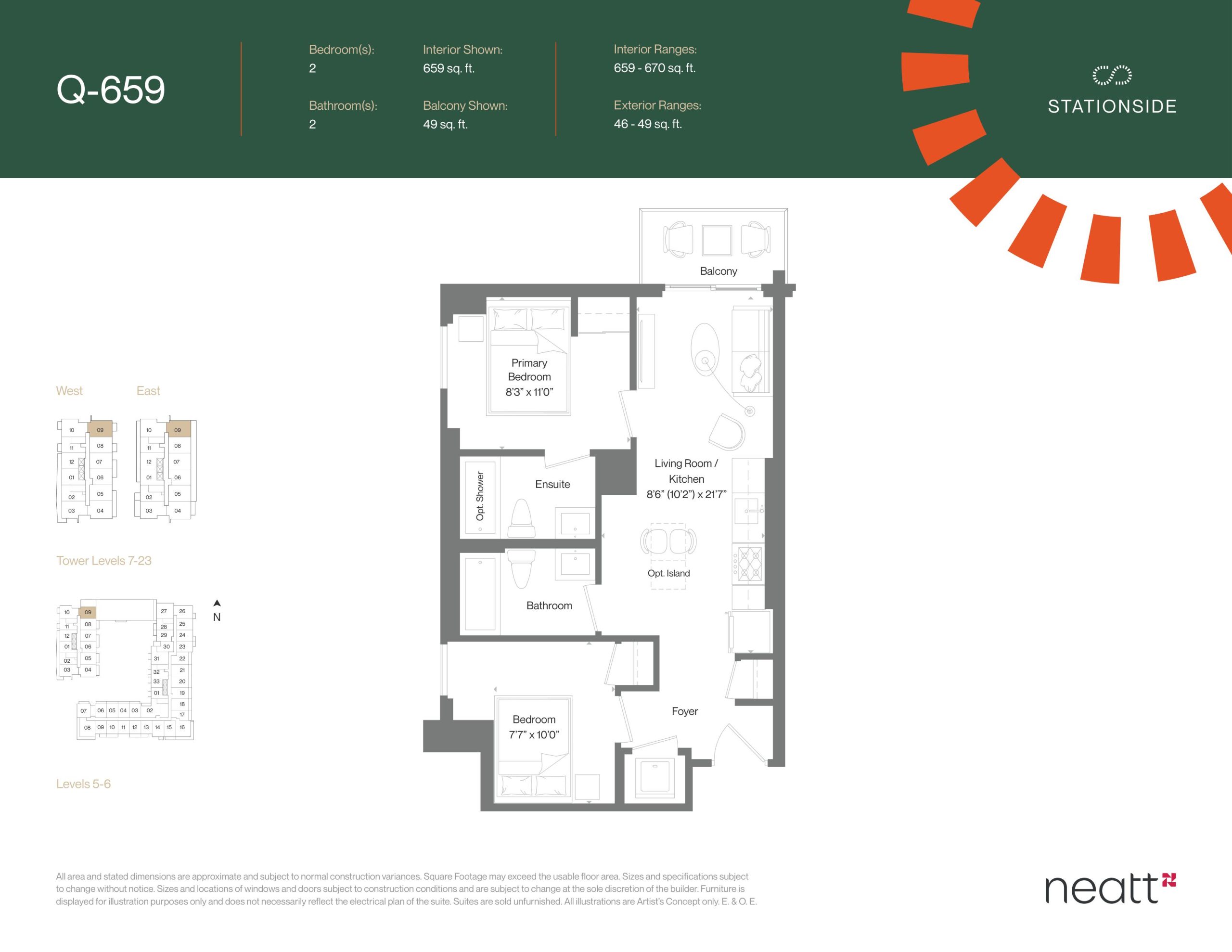 Q-659 floor plan