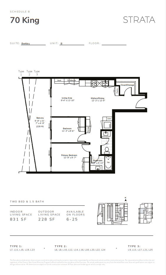 Berkley floor plan