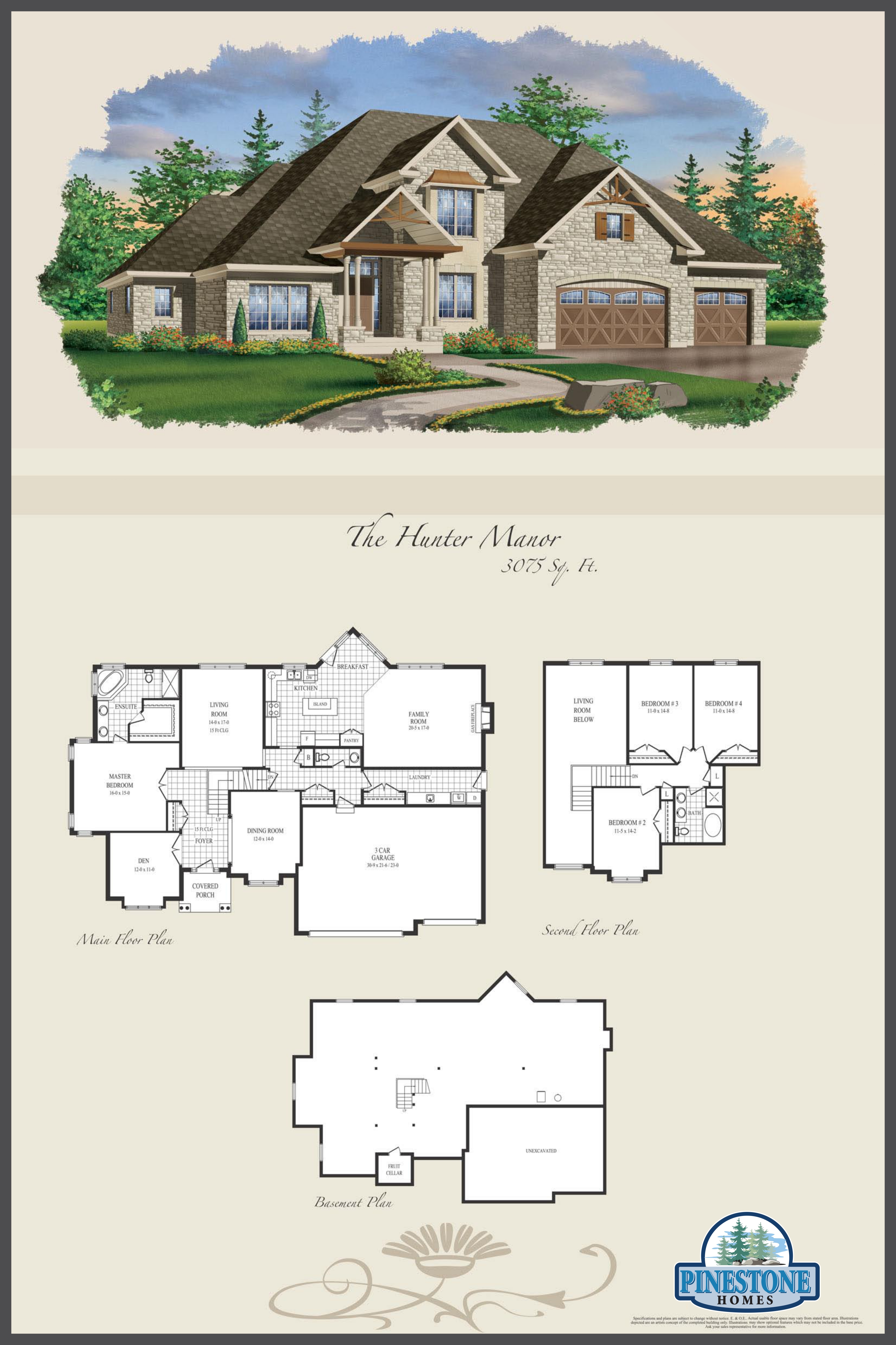The Hunter Manor floor plan