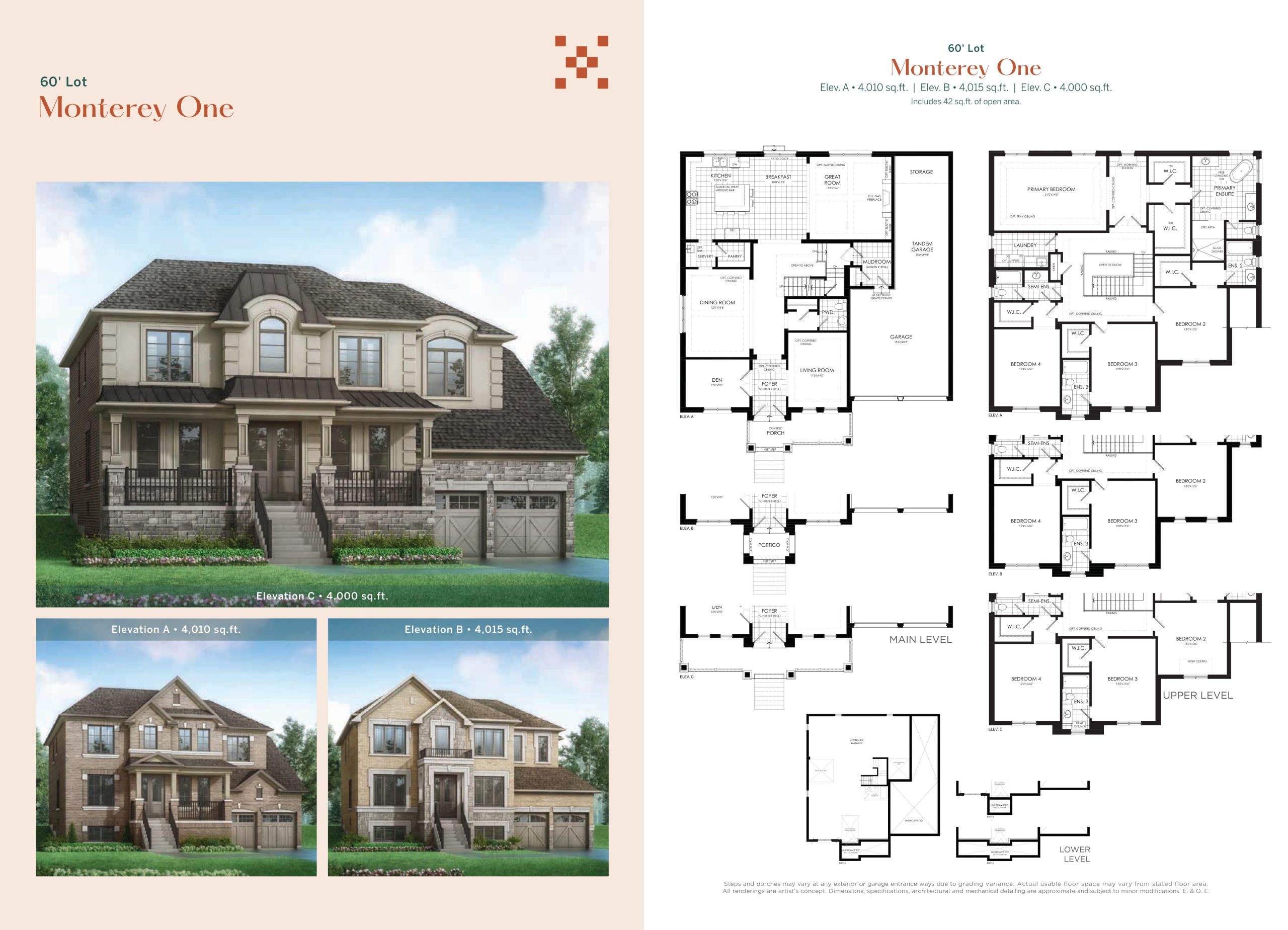 Monterey One plan preview