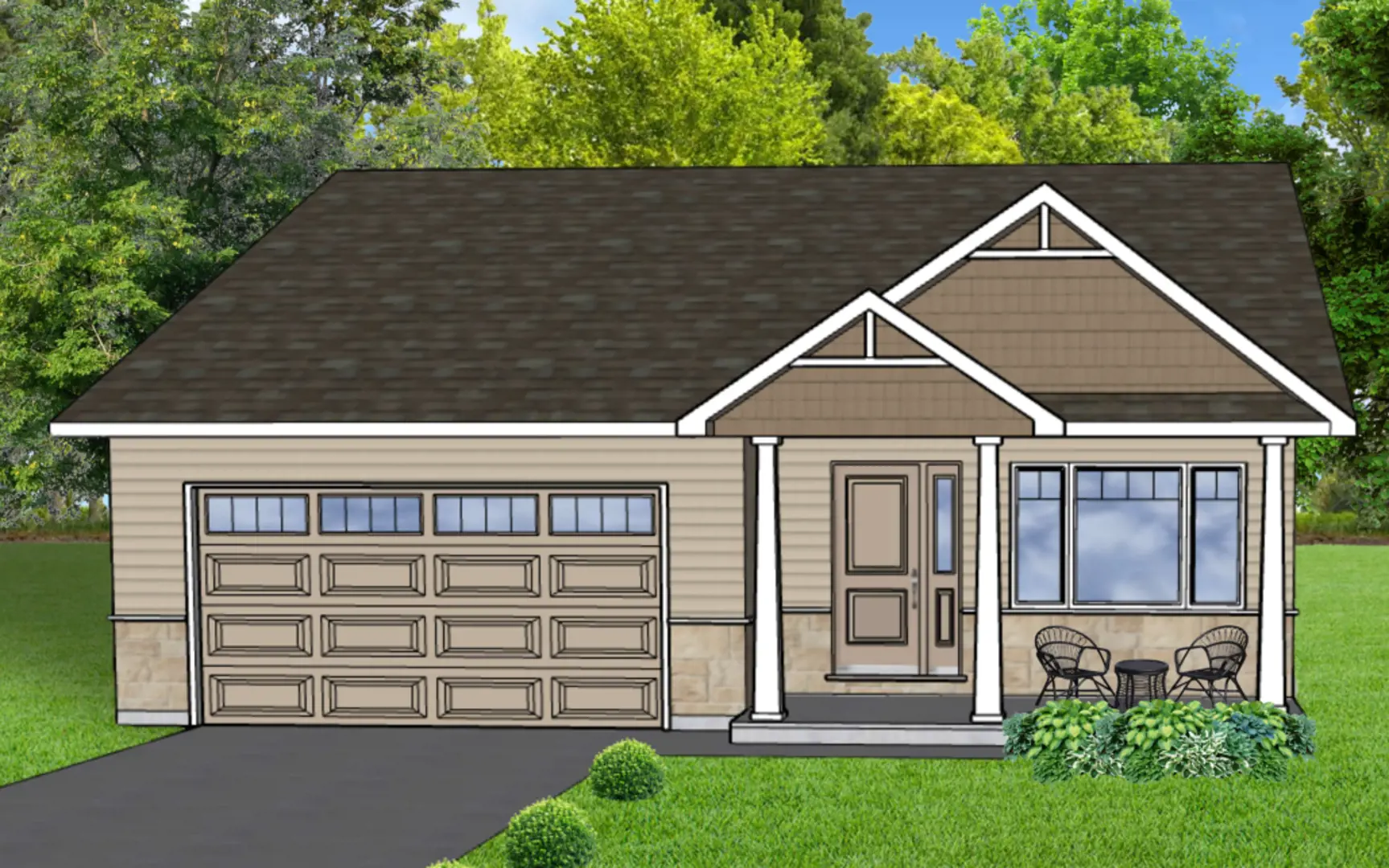 Talbot Ridge, Prince Edward. Artist’s rendering.