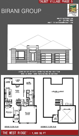 The West Ridge plan preview