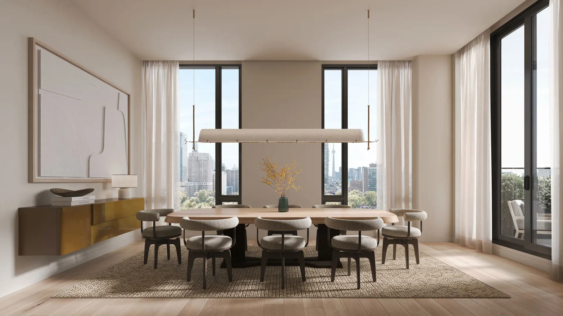 The Bedford supplied project rendering