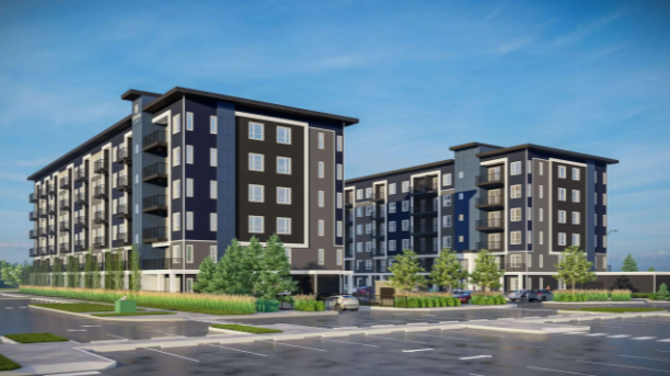 The Castello of Cornerbrook Condos, Calgary. Artist’s rendering.