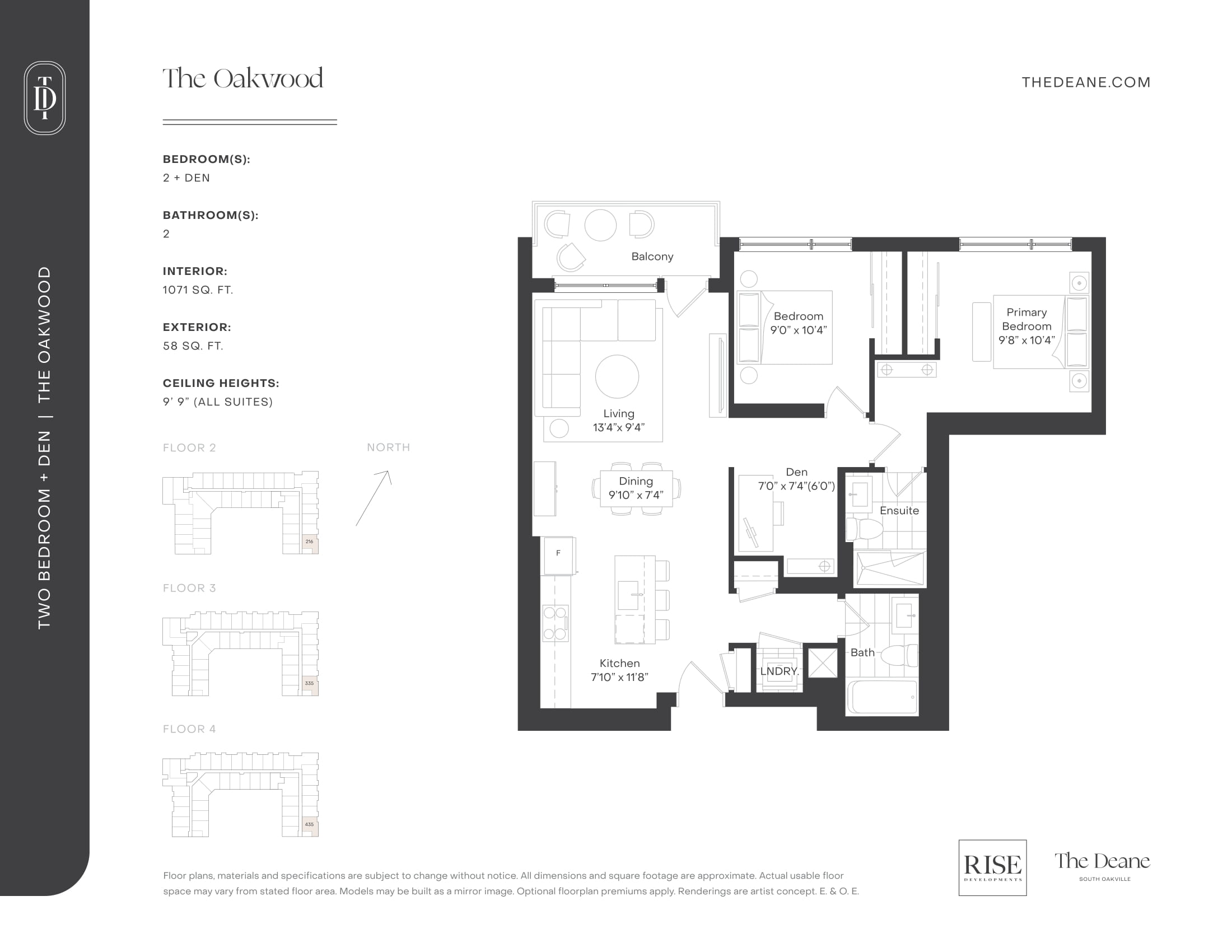 The Oakwood plan preview