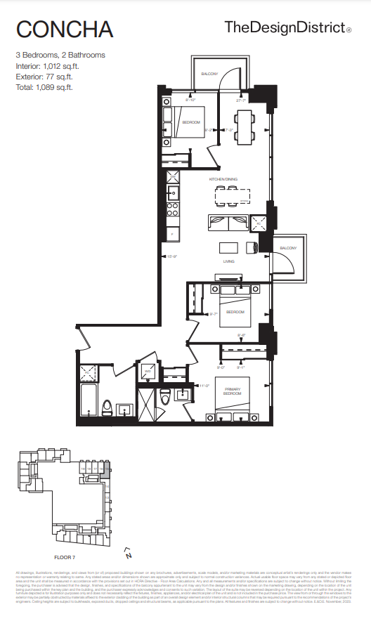CONCHA floor plan