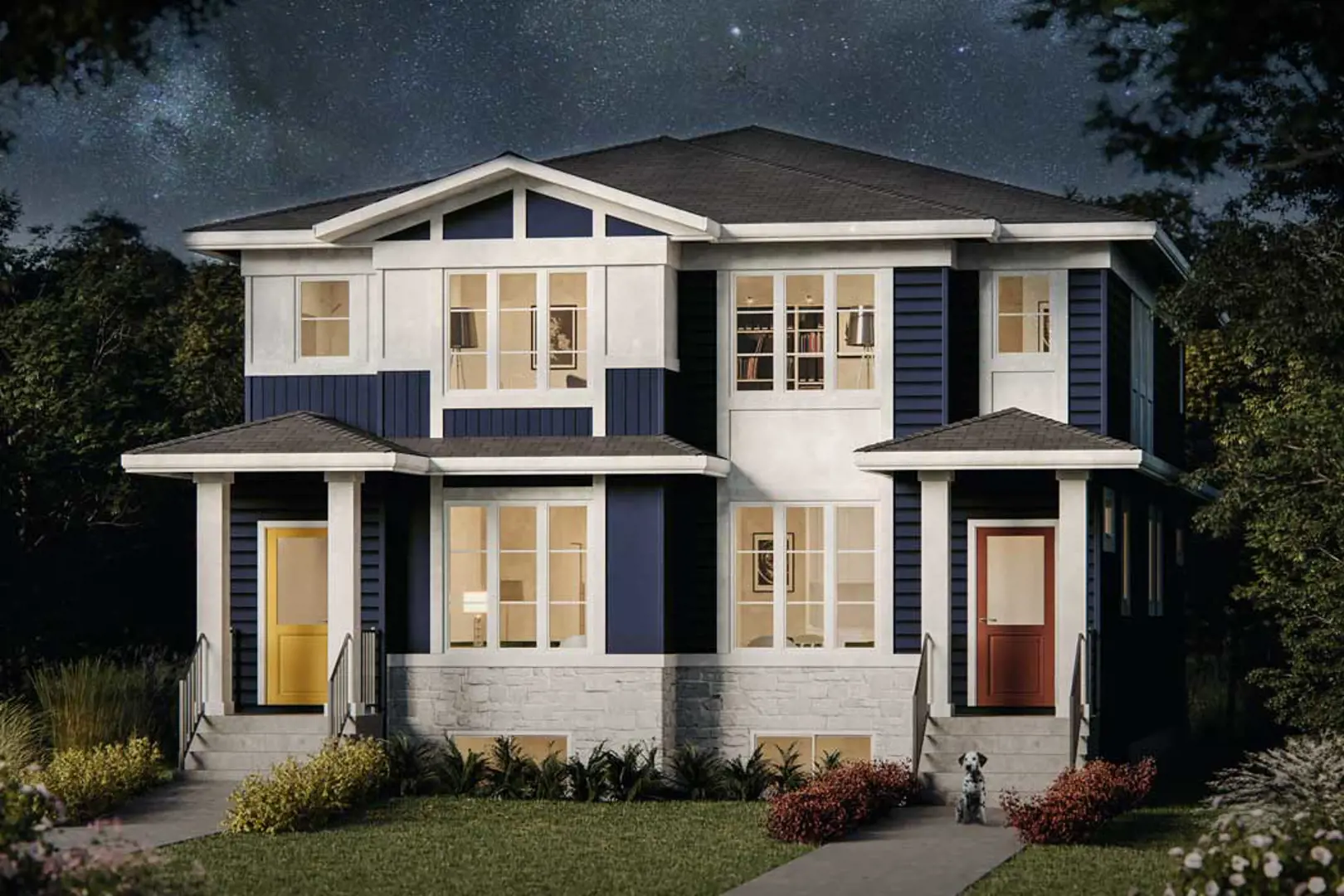 The Duplexes at Cornerstone, Calgary. Artist’s rendering.